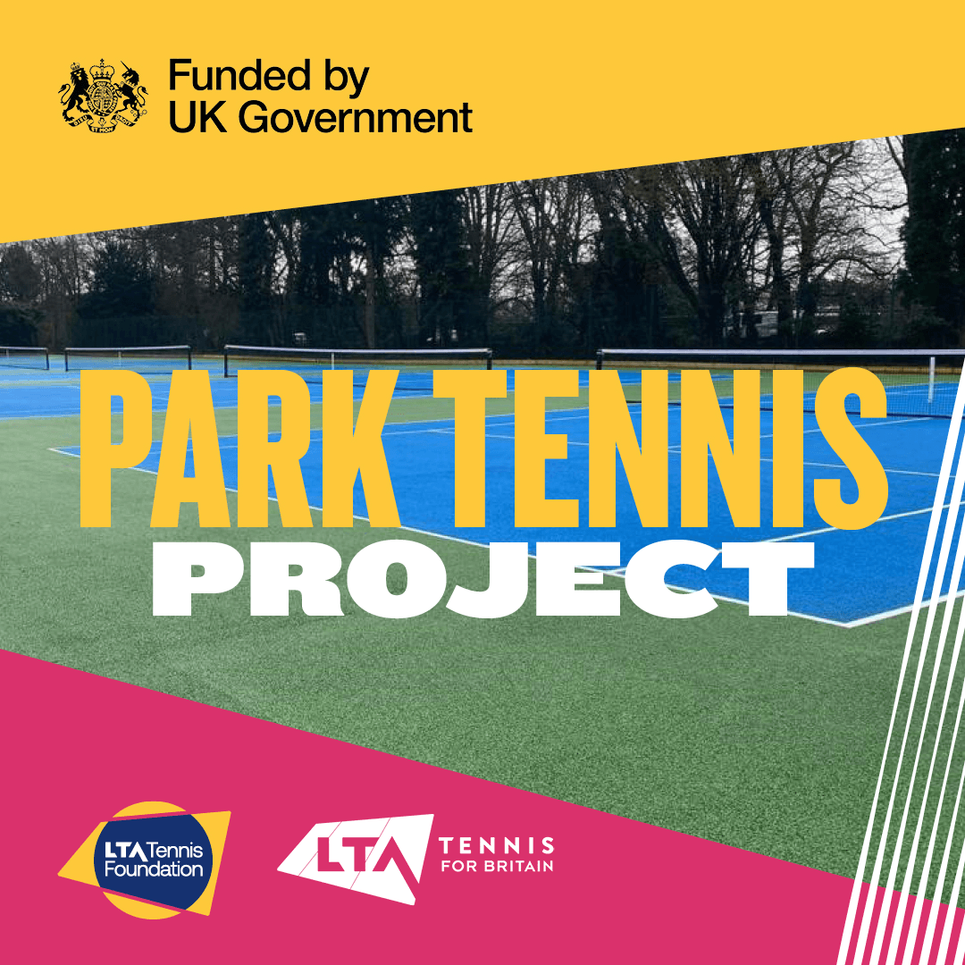 Park Tennis Project funded by UK Government logo
