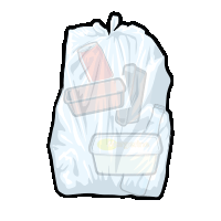Clear sack bag
