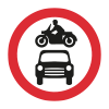 motor vehicles prohibited sign