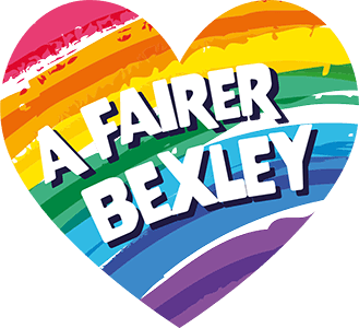 A Fairer Bexley heart logo