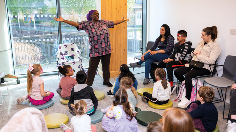 Class at Thamesmead Library