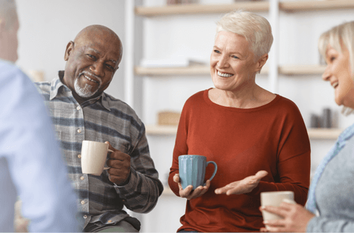 Image of people talking