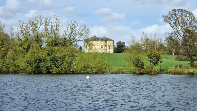 Danson House overlooking the lake at Danson Park