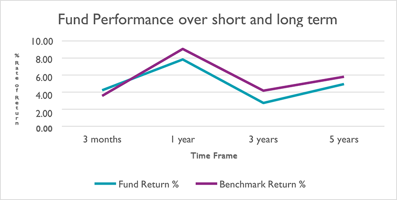 Fund performance over short and long term