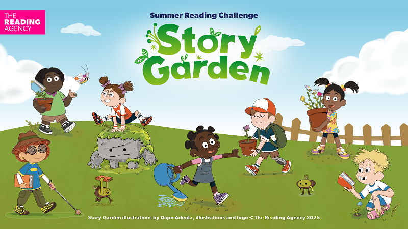 Summer Reading Challenge Story Garden