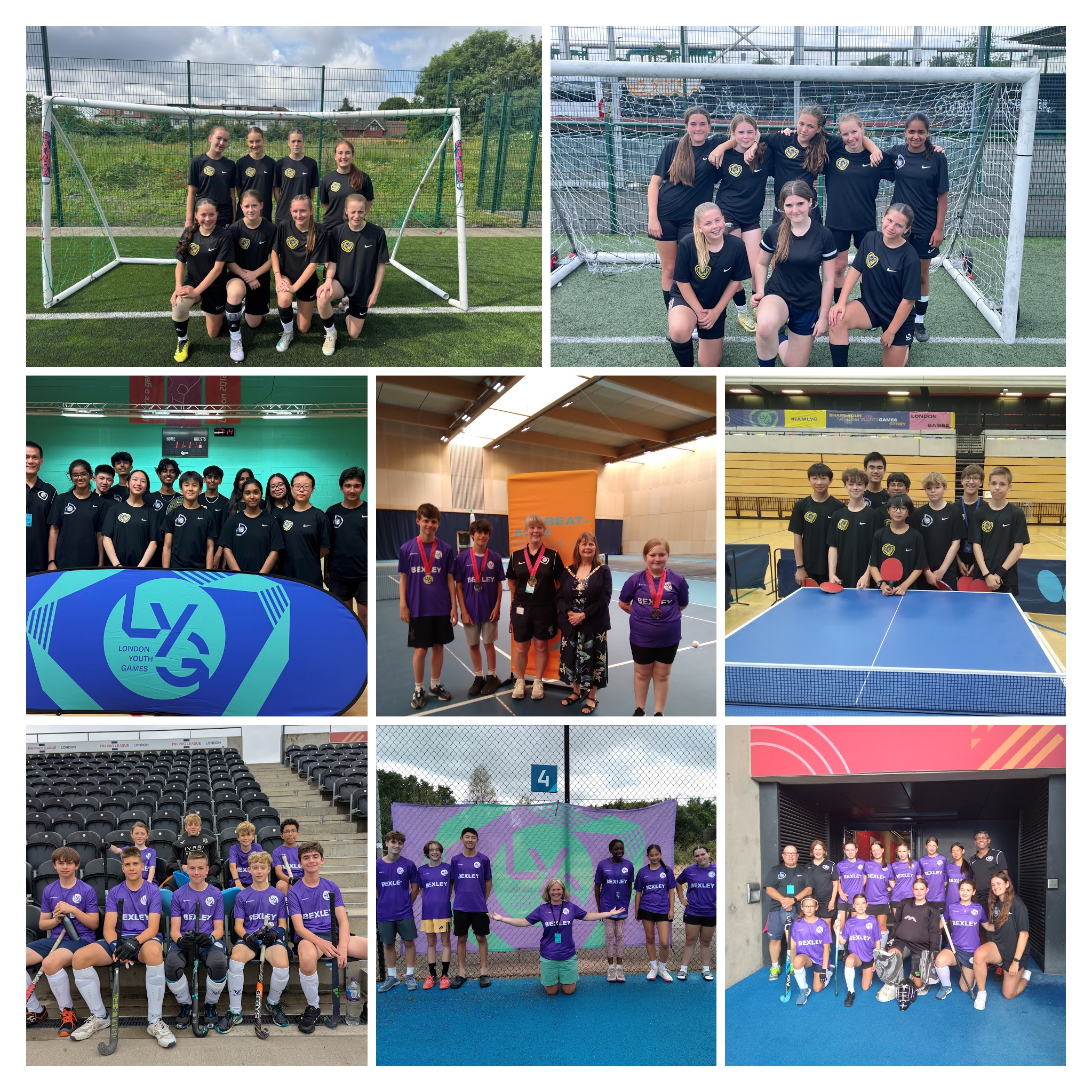 London youth games collage