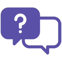Question icon grape