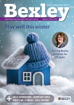 front cover of Bexley Winter magazine
