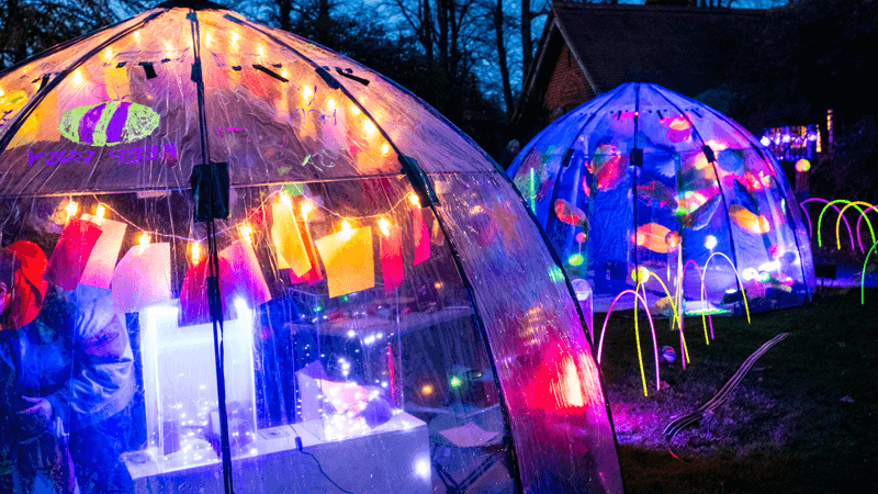 Centrepieces event at Hall place