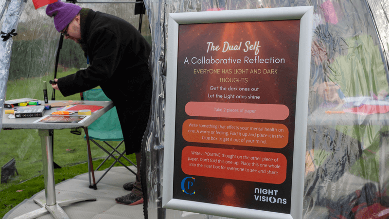 Centrepieces event at Hall place