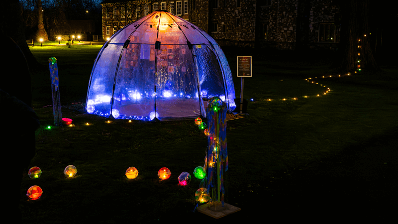 Centrepieces event at Hall place