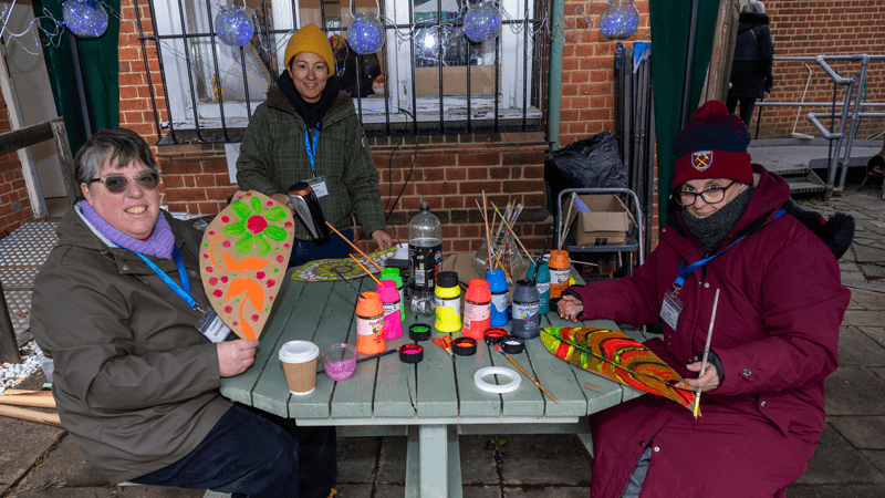 Centrepieces event at Hall place