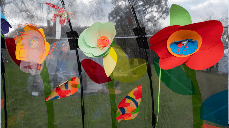 Centrepieces event at Hall place