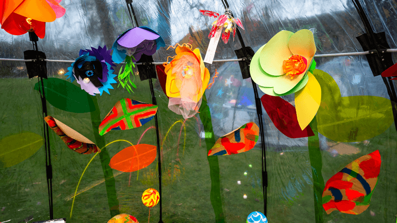 Centrepieces event at Hall place