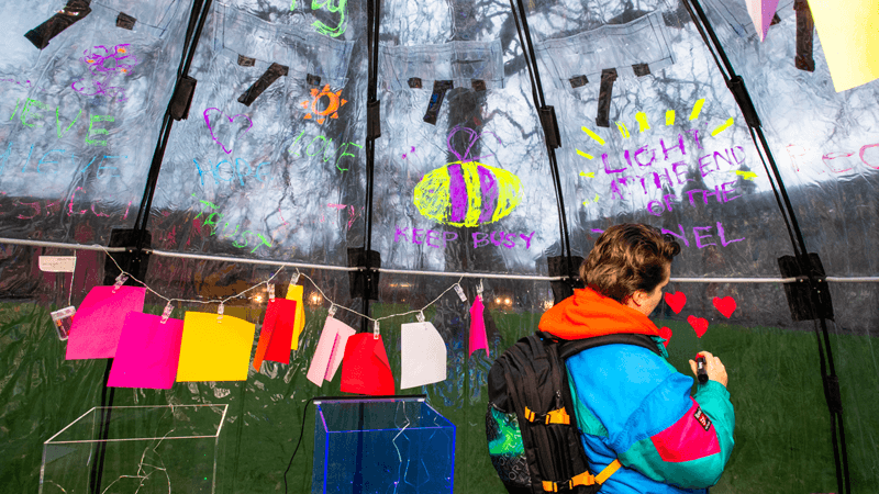 Centrepieces event at Hall place