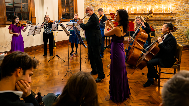 Leaves Fall In Bright Sound event at The Exchange, Erith