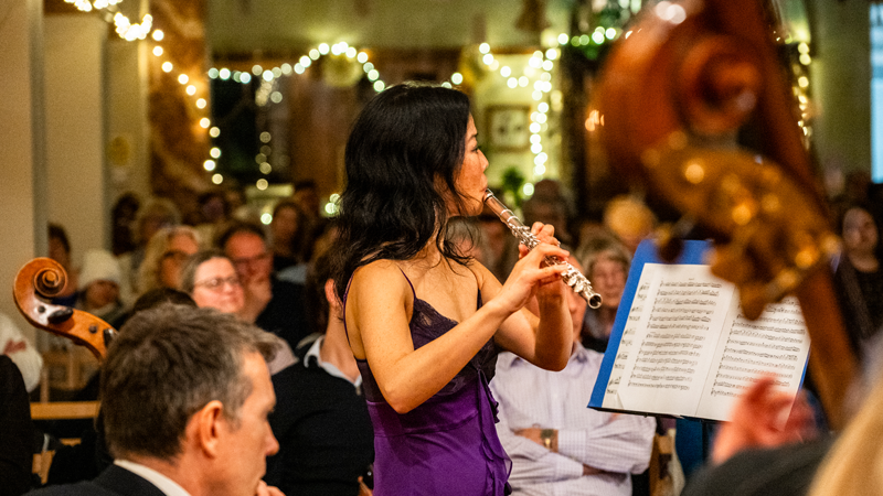 Leaves Fall In Bright Sound event at The Exchange, Erith