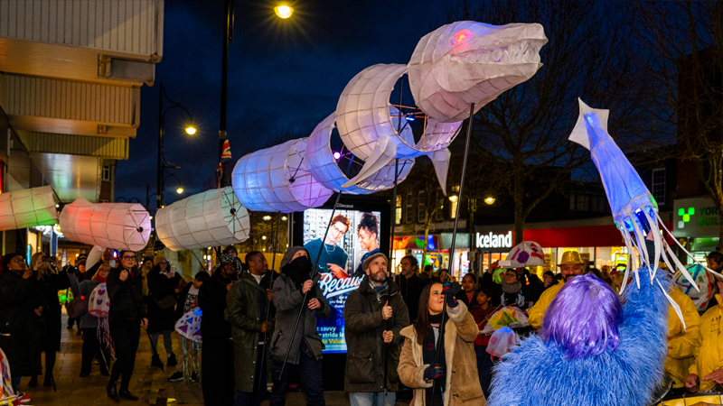Night of the Basilosaurus Lantern Parade