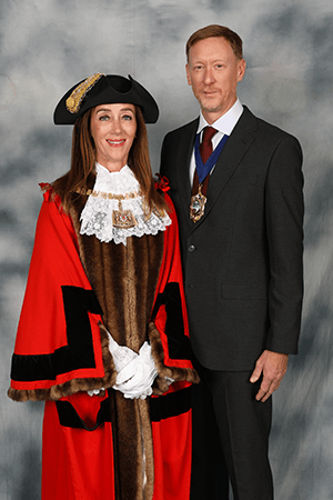 A picture of Cllr Lisa-Jane Moore and Mr Justin Moore