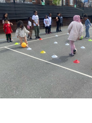 Child enjoying a HAF activity