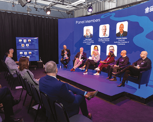 Photo of the Q&A session at the Economic Growth Strategy announcement
