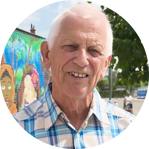 Image of Kevin McLaren, Chair of the The Slade Green Neighbourhood Board for the Pride in Place Slade Green