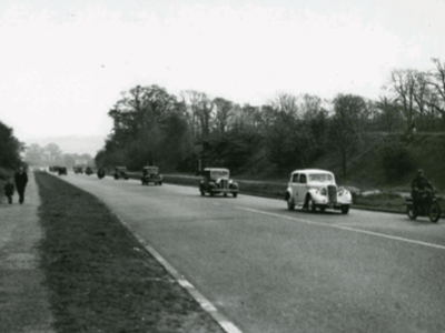 Photo from Frognal Road towards Ruxley, 1945