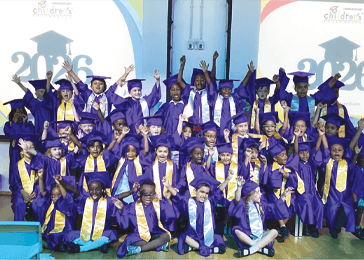 Photo of the graduates from the Children's University