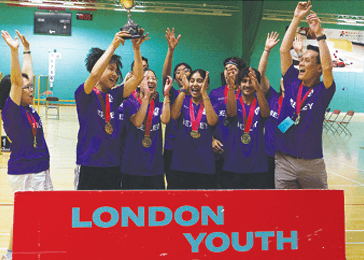 Image of the winners of the London Youth Games