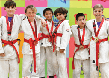 Image of the winners of the London Youth Games Judo competition