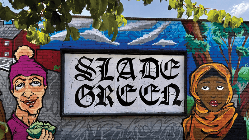 Image of Slade Green mural