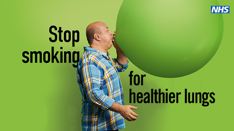 Image stop smoking for healthier lungs