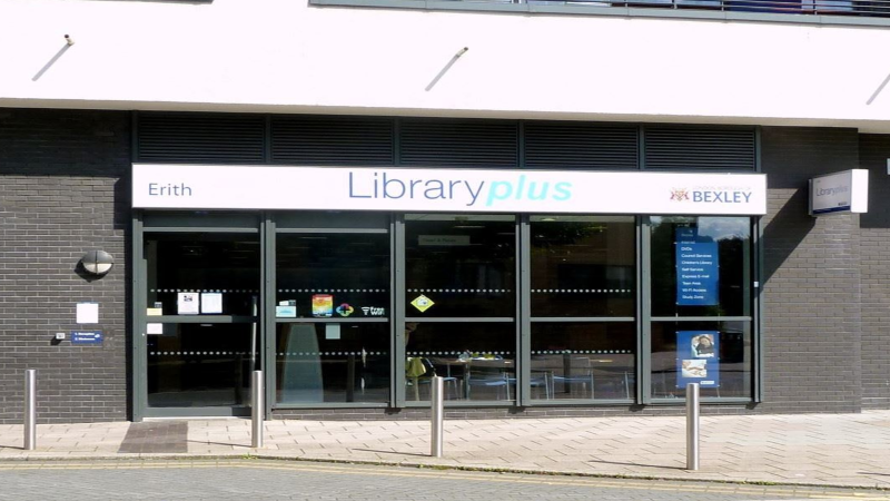 Image of the front of Erith Library