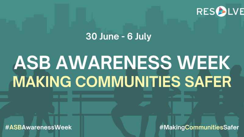 Image with words 'ASB Awareness Week' and dates 30 June to 6 July.