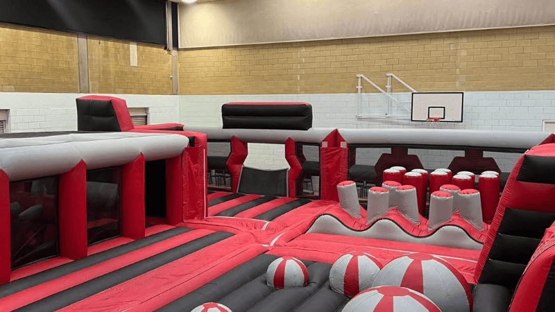 Image of inflatable obstacle course