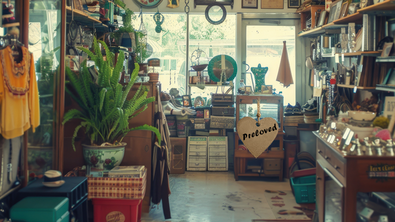 Image of a reuse shop used to promote Bexley's new Reuse Shop