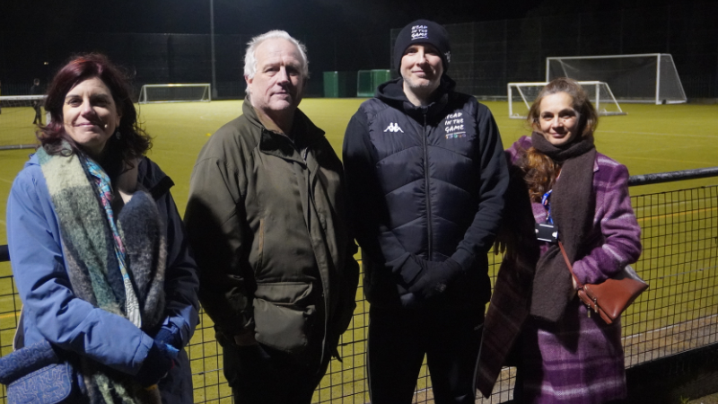 Cllr Melvin Seymour at the event