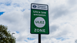 ULEZ Transport for London Sign