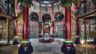 Decorative image of inside Crossness pumping station
