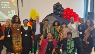 black history month group photo