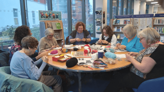 Crafters at Crayford Library
