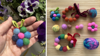 Felting Craft Ornaments with Edita