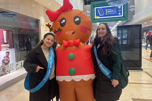 fostering team with gingerbread