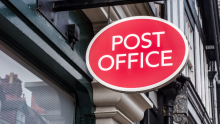 Image of a post office sign