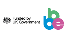 Image with two logos: Funded by UK Government, Bexley Business & Employment